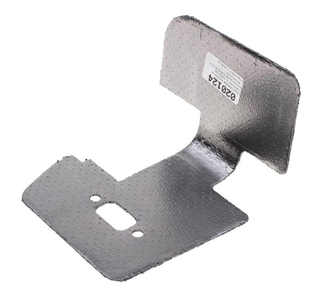 Cedrus muffler gasket with heat shield mower CED415X CED520X 020124