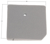 Loncin LC3500i air filter ORIGINAL PART 180130276-0001