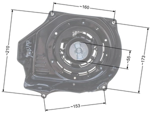 Loncin manual starter kpl. G200F ORIGINAL PART 193490016-0001