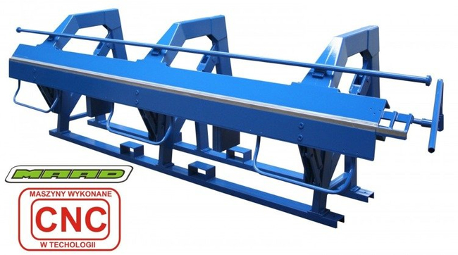 ZAGINARKA GIĘTARKA KRAWĘDZIARKA DEKARSKA DO BLACHY Z CIĘCIEM MAAD ZGS-4000 /0.8mm EWIMAX