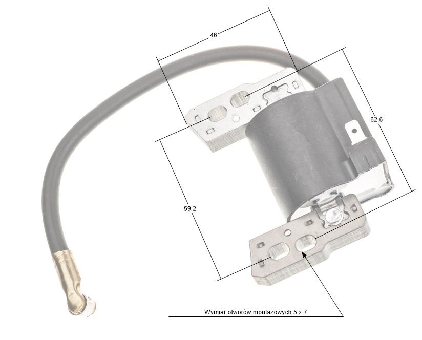 Moduł zapłonowy B&S 490011 – wymiary i rozstawy