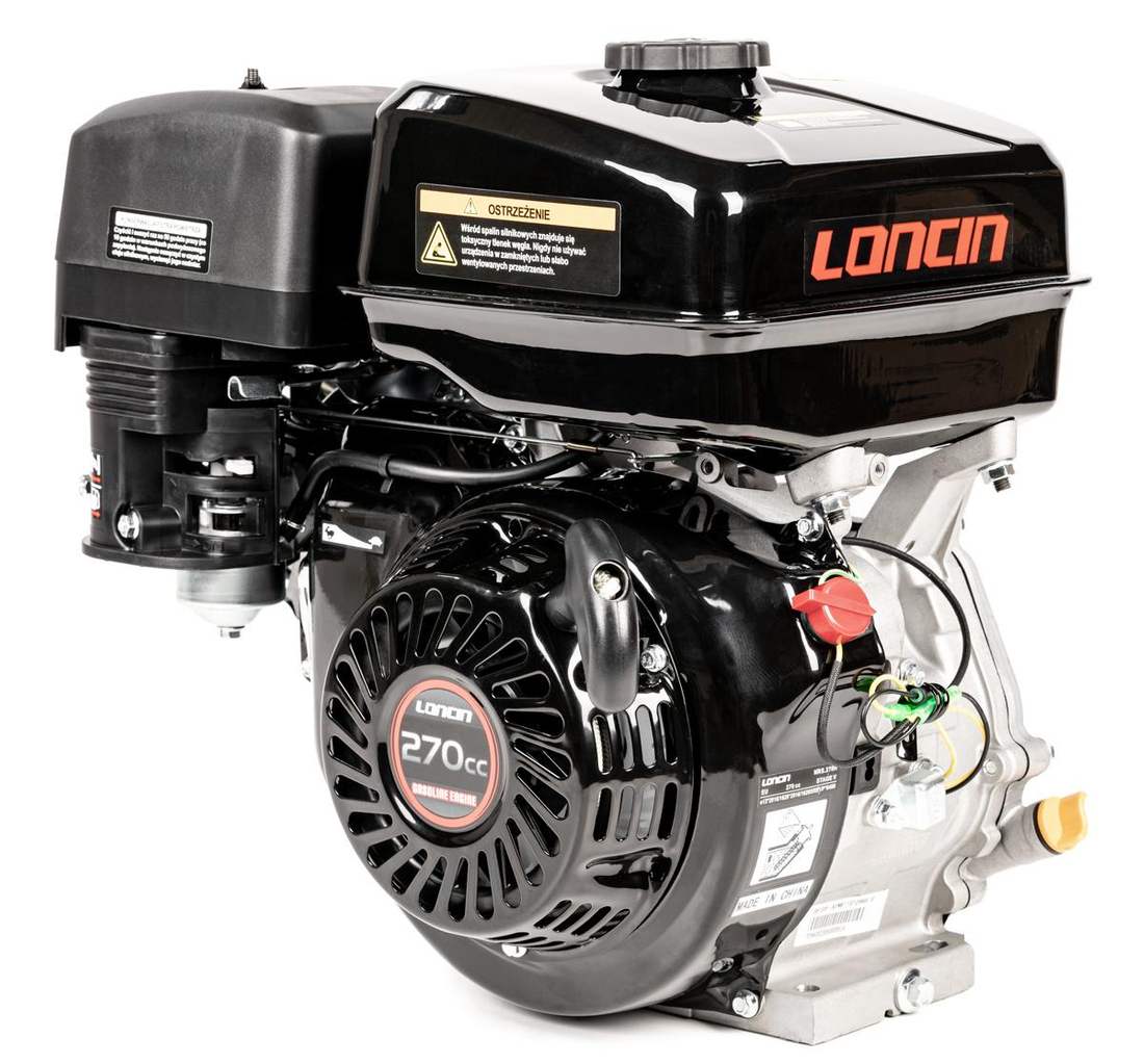 Silnik Loncin G270F-G wał poziomy stożek 22,2 mm widok 1