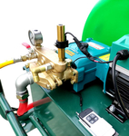 MASTERCUT FH-36H OPRYSKIWACZ WÓZKOWY ELEKTRYCZNY AKUMULATOROWY JEZDNY TACZKOWY WÓZKOWY NA KOŁACH 160L 12V 48AH