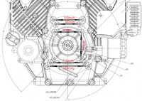 RATO ENGINE R670 PETROL ENGINE 22 hp Shaft 25,4 mm MOTOR - EWIMAX - OFFICIAL DISTRIBUTOR - AUTHORIZED DEALER RATO