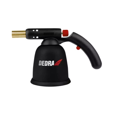 DEDRA 31A010 Lampa lutownicza gazowa piezo, palnik/lutownica gazowa 2,8kW 1200°C 190g