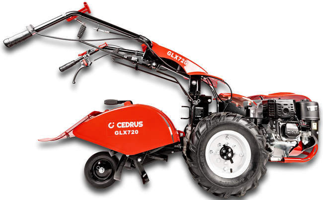 CEDRUS GL11 GLX720 GLEBOGRYZARKA SPALINOWA CEDRUS GLX 720 SAMOBIEŻNA Z NAPĘDEM KULTYWATOR TRAKTOR JEDNOOSIOWY Z GLEBOGRYZARKĄ 72cm / 7KM GL11 GLX720 - OFICJALNY DYSTRYBUTOR - AUTORYZOWANY DEALER CEDRUS