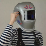 DEDRA DES003 2-FUNCTION SELF-DARKENING WELDING VISOR, VIEWFINDER: 98X43MM, 2 SENSORS