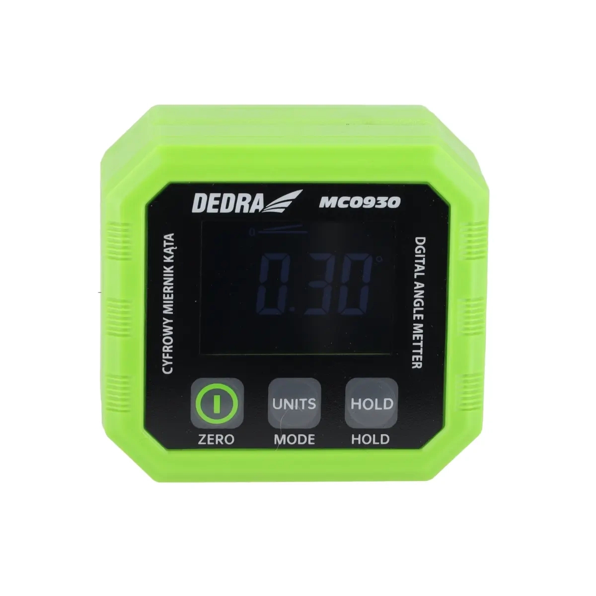 Cyfrowy miernik kąta DEDRA MC0930 - wyświetlacz LCD
