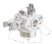 Rato carburetor engine R270 16100-Z080210-00A0