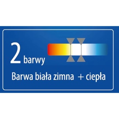 DEDRA L1068 Lampa LED warsztatowa robocza składana 5000 lm podwójna statyw 2 barwy akumulatorowa