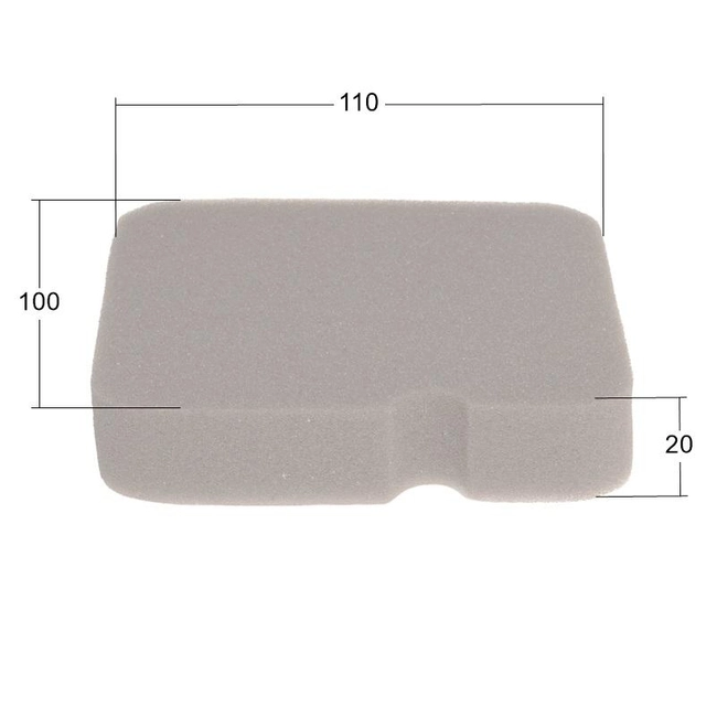 Filtr powietrza Loncin gąbka 2500(D)-AS 3000(D)-AS CZĘŚĆ ORYGINALNA