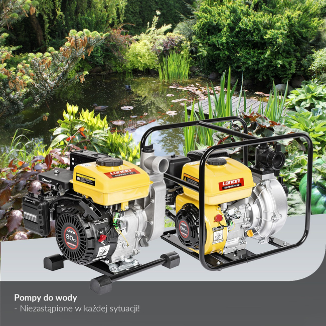 LONCIN LC80WB30-4.5Q MOTOR FIGHTERS' PUMP SPRINIONAL SLAMMED WATER PUMP HIGH-POWER 6.5 HP 45000 l/h 45m3/h - EWIMAX OFFICIAL DISTRIBUTOR - AUTHORIZED DEALER LONCIN