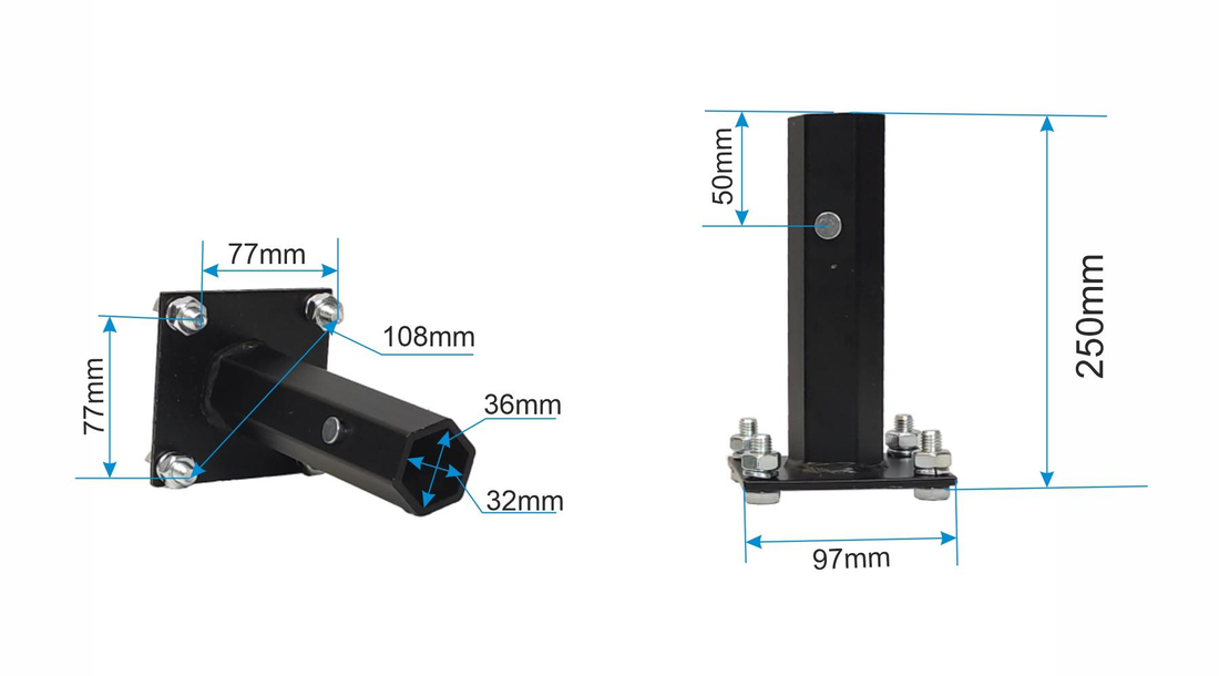 Zestaw osi stalowych z dyferencją Mastercut 806206-3-1