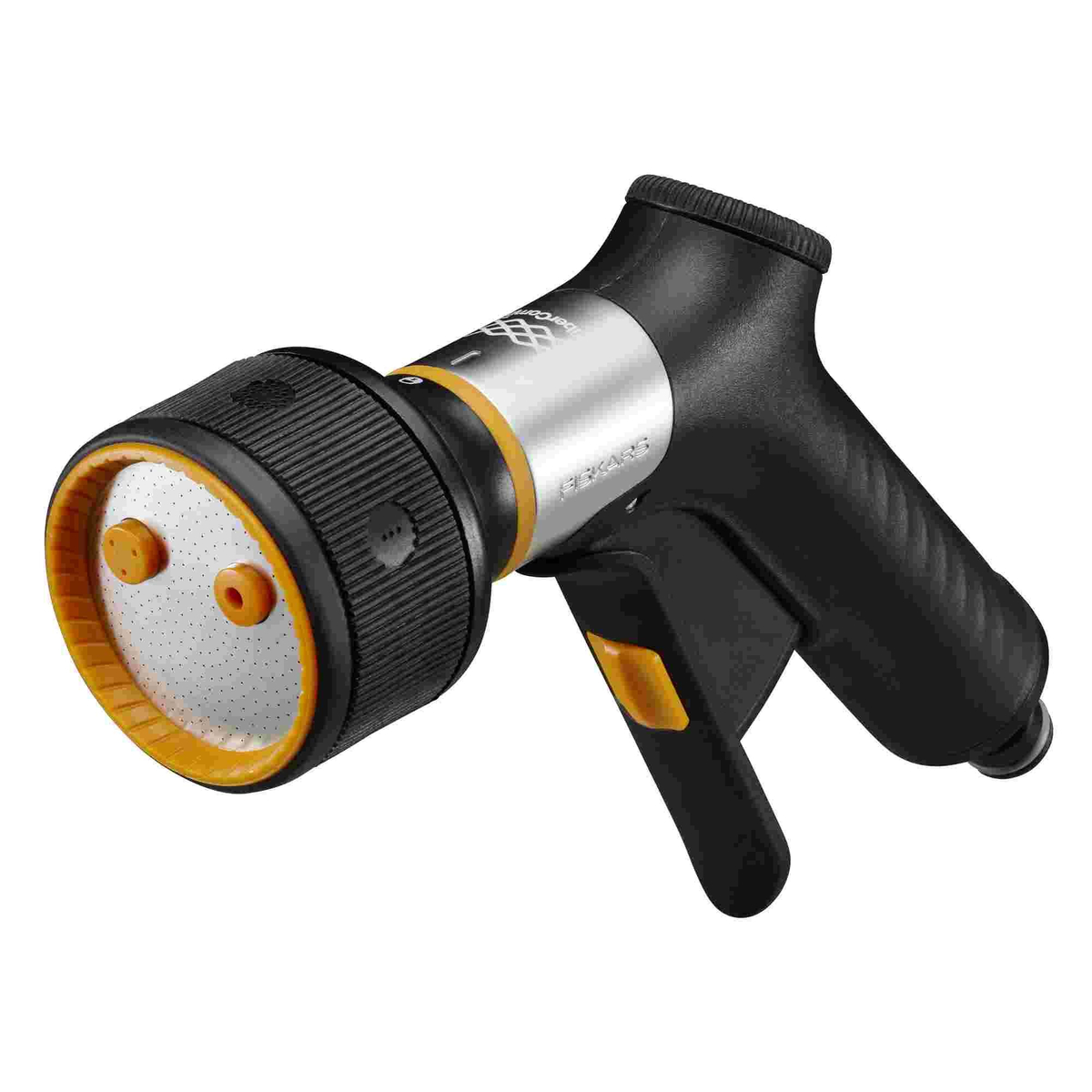 Pistolet zraszający FISKARS FiberComp 3‐funkcyjny Front 1067194 do ogrodu