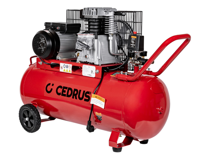 CEDRUS KM100 OIL RECIPROCATING COMPRESSOR 100L - EWIMAX - OFFICIAL DISTRIBUTOR - AUTHORIZED CEDRUS DEALER