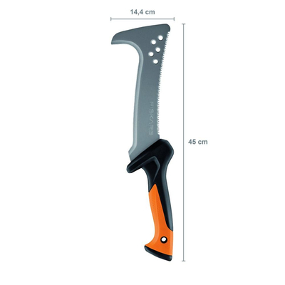 Tasak ogrodowy z piłą Fiskars Solid™ 1051233 – tasak 2w1 do cięcia i karczowania