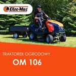 TRAKTOREK OLEO MAC OM 106/20 KWH KAWASAKI TRAKTOREK OGRODOWY KOSIARKA SAMOJEZDNA SPALINOWA DO TRAWY HYDROSTATIC 102cm 7000m2 KLASA PREMIUM 68129209 Kawasaki FS600V dwa cylindry - OFICJALNY DYSTRYBUTOR - AUTORYZOWANY DEALER OLEO-MAC