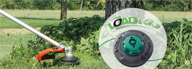 OLEO-MAC LOAD&GO 130mm x 3mm EXTRALIFE M10x1.25 LHF BLADING HEAD s kovovým knoflíkem EFCO 63129015 - OFICIÁLNÍ DISTRIBUTOR - AUTORIZOVANÝ PRODEJCE OLEO MAC