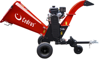 Cedrus RB04 PRO-E Rozdrabniacz Spalinowy Rębak Gałęzi 15 KM 150 mm Elektryczny Start