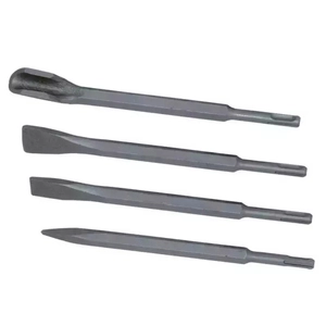 DEDRA 0708 Komplet 4 dłut SDS+ 250 mm do muru i betonu, płaskie, szpicak