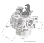 Gaźnik Loncin LC1P65FC CZĘŚĆ ORYGINALNA 170021144-0001