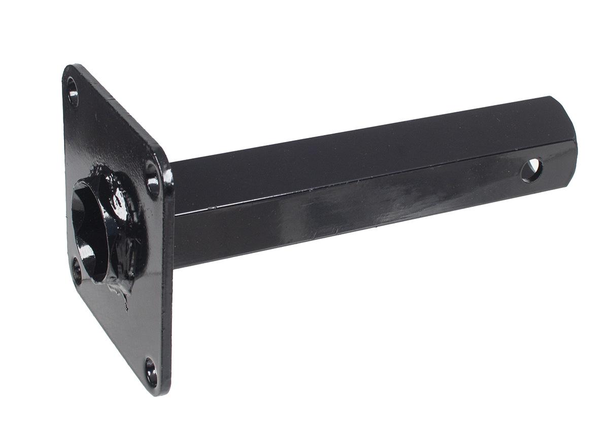 Oś koła glebogryzarki Loncin L103 L103D2 1WG5.2-120FQ-ZA 1WG7.5-146FC-Z 660730035-0001 - widok z kołnierzem montażowym