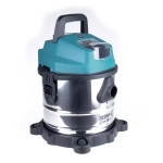 BRUSHLESS CORDLESS VACUUM CLEANER DEDRA SAS+ALL DED7175 18V, 16KPA, STAINLESS STEEL TANK 15L, 32MM PIPE DIAMETER, FOR DRY AND WET WORK