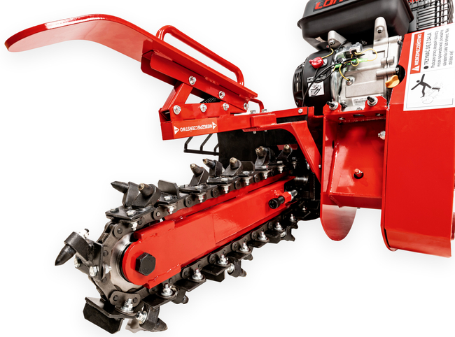 CEDRUS KP02 DR-TR-70 SHOOTING SHOVER FOR GARDENING SPRINEL MINICOPPER FOR LAYING PIPES, WIRES, CABLES, etc. 6.5 hp / 45 cm - EWIMAX - OFFICIAL DISTRIBUTOR - AUTHORIZED DEALER CEDRUS