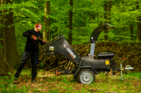 Cedrus R13 Rozdrabniacz Spalinowy Rębak Komunalny 24 KM do gałęzi 13cm z Homologacją Drogową