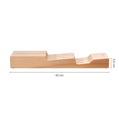 FISKARS wooden knife block for drawer 1062890
