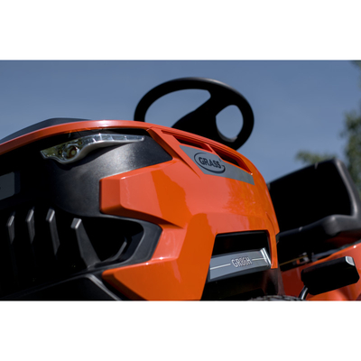 TRAKTOR GRASS GR86H TRAKTOREK OGRODOWY DO TRAWY Z TYLNYM WYRZUTEM KOSIARKA SAMOJEZDNA SPALINOWA DO TRAWY HYDROSTAT 86cm Loncin 352 