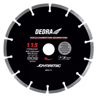 DEDRA Dynamic HP2116 Segmented Diamond Blade, 230x22.2 mm, for concrete, brick, stone, and clinker
