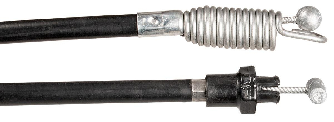 Linka sprzęgła X-GT65 nowy typ dźwignia plastikowa NZ911 - widok złączy i pancerza