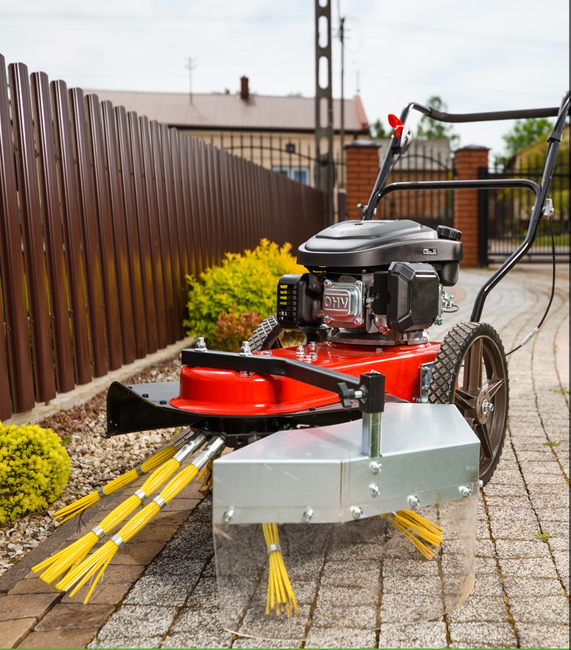 CEDRUS SC02 PETROL WEEDER BRUSH SWEEPER FOR REMOVING MOSS WEEDS CLEANING PAVING STONES,SLABS,SIDEWALKS - EWIMAX - OFFICIAL DISTRIBUTOR - AUTHORIZED CEDRUS DEALER