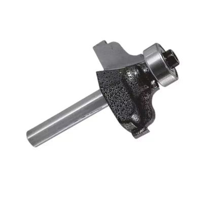 DEDRA 07F152C Double-rounding router bit with bearings, HSS T12 D38.6 rounding bit for wood