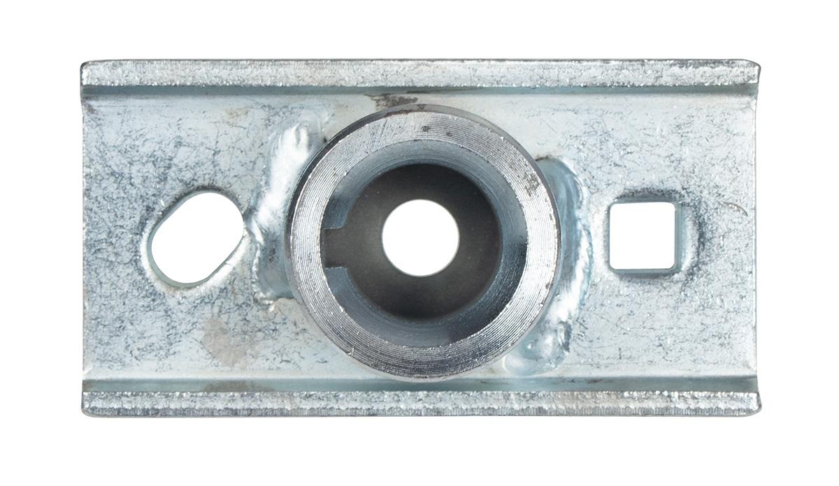 Adapter noża Cedrus traktorek C-TRAC – widok z góry z tuleją