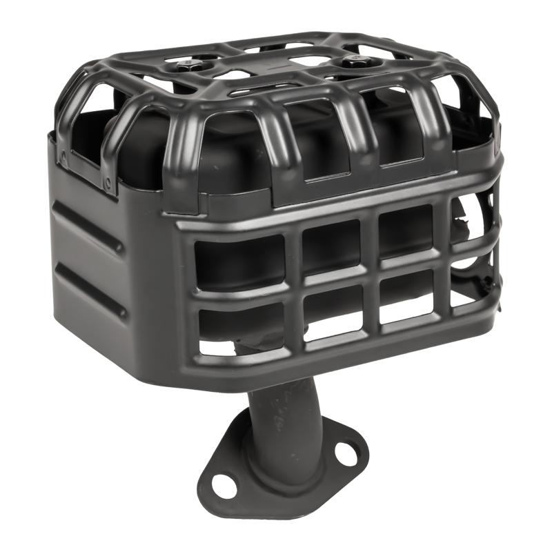 Tłumik Loncin H200 część oryginalna - widok z przodu