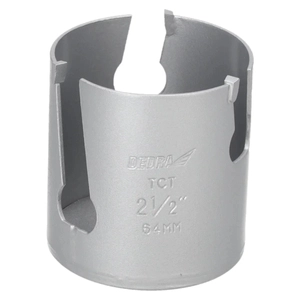 DEDRA 08X064 Univerzální vrták TCT s karbidovými zuby 64 mm 5/8'' do dřeva, kovu a PVC