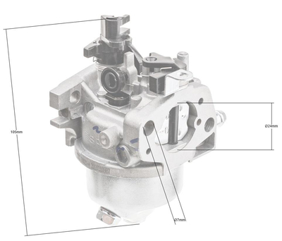 Loncin LC1P65FC carburetor ORIGINAL PART 170021144-0001
