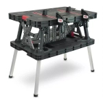 DEDRA N120 Stół warsztatowy składany Work Table 453 kg przenośny stół roboczy z zaciskami
