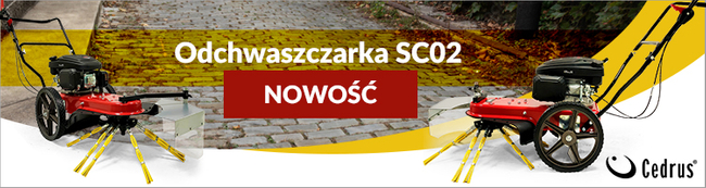 CEDRUS SC02 ODCHWASZCZARKA SPALINOWA SZCZOTKA ZAMIATARKA OCZYSZCZARKA DO USUWANIA MCHU CHWASTÓW CZYSZCZENIA KOSTKI BRUKOWEJ ,PŁYT,CHODNIKÓW - EWIMAX - OFICJALNY DYSTRYBUTOR - AUTORYZOWANY DEALER CEDRUS
