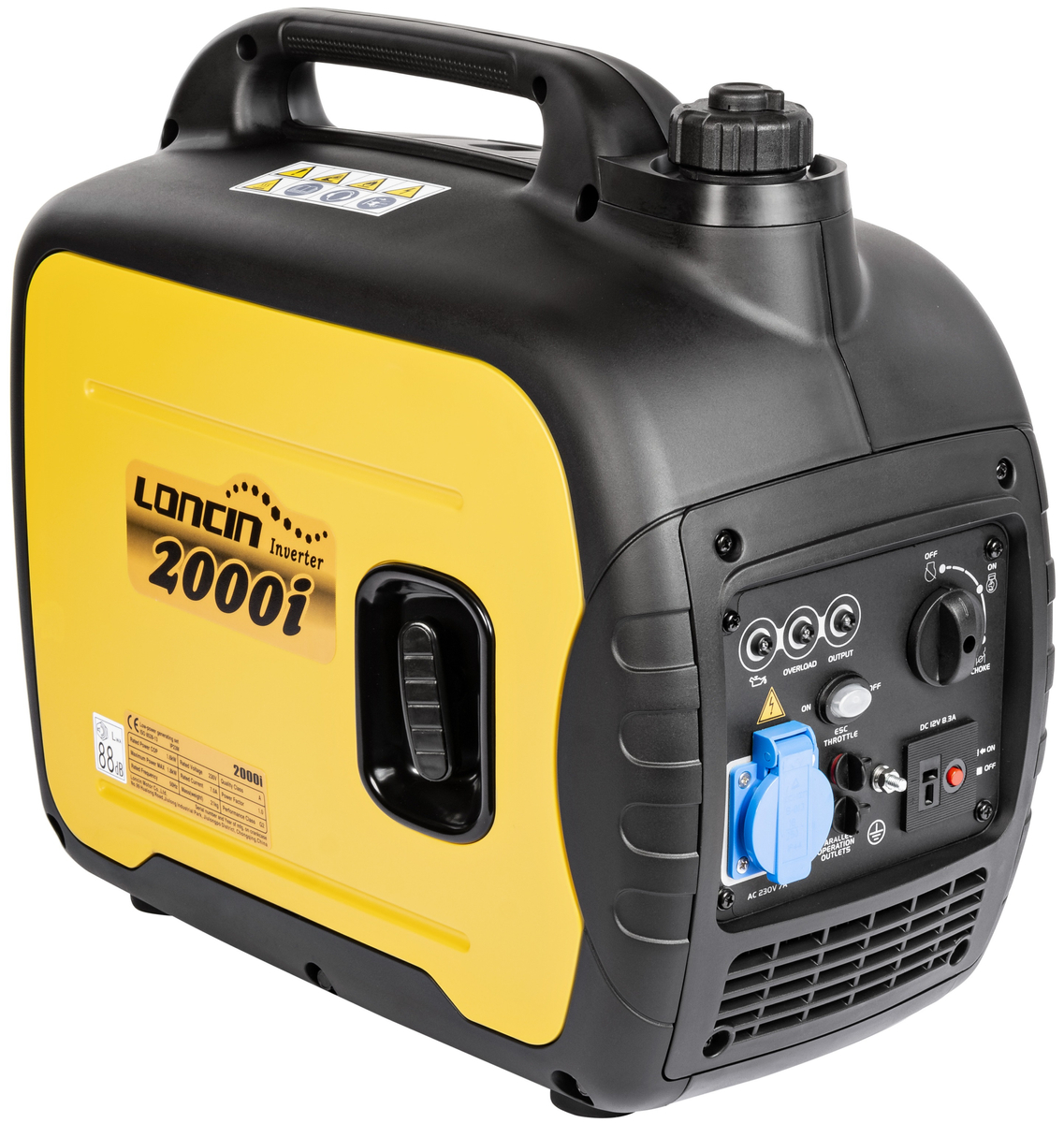 LONCIN LC2000I AGREGAT GENERATOR INWERTOROWY PRĄDOTWÓRCZY INWERTEROWY WALIZKOWY 230V 1.8 KW EWIMAX - OFICJALNY DYSTRYBUTOR - AUTORYZOWANY DEALER CEDR