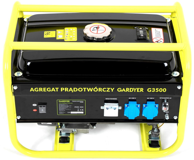GARDYER G3500 3.1 kW SINGLE-PHASE GENERATOR - OFFICIAL DISTRIBUTOR - AUTHORIZED GARDYER DEALER
