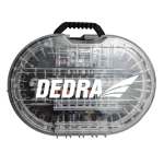 PŘÍSLUŠENSTVÍ PRO MULTIFUNKČNÍ FRÉZKU DEDRA 08T700 SADA 287KS