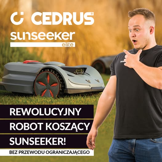 SUNSEEKER CEDRUS ORION X7 BY SUNSEEKER RTK C-MOW X7 AUTOMATIC MOWING ROBOT 3000m2 - OFICIÁLNÍ DISTRIBUTOR - AUTORIZOVANÝ PRODEJCE CEDRUS