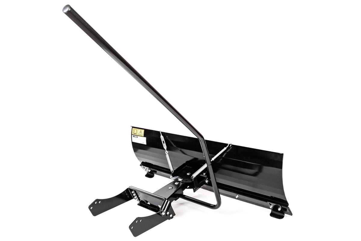 Pług traktorków Husqvarna Craftsman 1200mm NOWY TYP ACC0317 – widok z mocowaniem i dźwignią