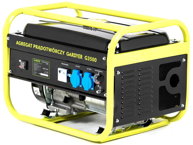 GARDYER G3500 3,1 kW jednofázový generátor - oficiální distributor - autorizovaný prodejce GARDYER
