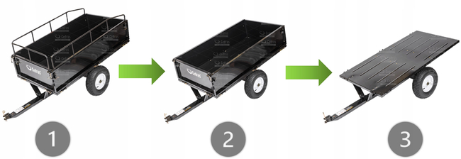 OLEO-MAC SP22125 PŘÍVĚSNÝ SKLÁPĚČ ZAHRADNÍ VOZÍK TRAKTOR OO-OTHSP22125 - 408KG EWIMAX - OFICIÁLNÍ DISTRIBUTOR - AUTORIZOVANÝ PRODEJCE OLEO-MAC