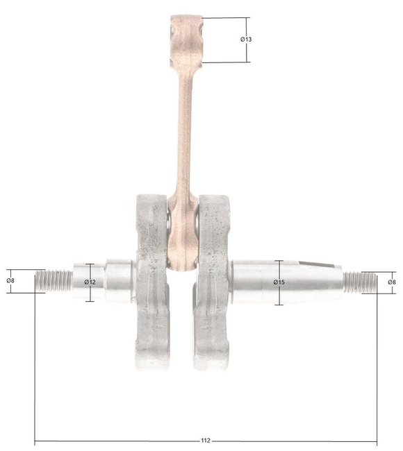 Mitsubishi TLE48 crankshaft KD1037AA
