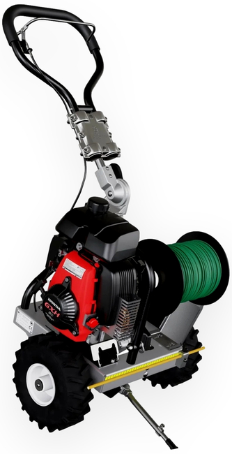 CEDRUS VONBLON KVM600MH URZĄDZENIE MASZYNA DO UKŁADANIA PRZEWODU KABLA KABLI NA TRAWNIKU PORTABLE WINCH - OFICJALNY DYSTRYBUTOR - AUTORYZOWANY DEALER CEDRUS